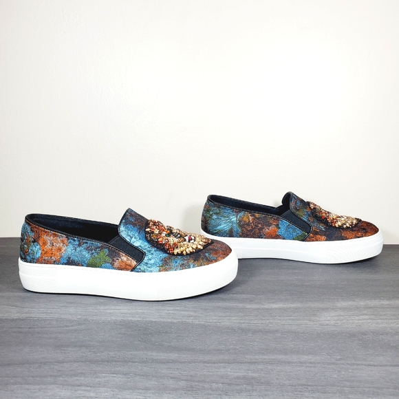 Steve Madden Fiasco Beaded Lion Sneaker size 7 - Picture 2 of 10